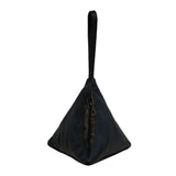 Pyramid Bag | Black Lambskin