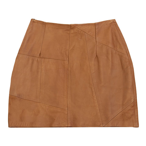 Geometric Patchwork Mini Skirt