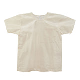 White T-Shirt | Coated Linen
