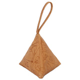 Pyramid Bag | Embossed Tan