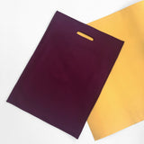 Satin Shopper in Burgundy