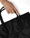 Quilted Rectangular Bag | Black