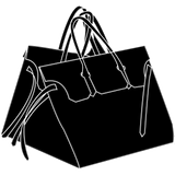 Four Sided Rectangular Bag | Black