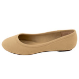 Ballet Flat | Khaki | Plain