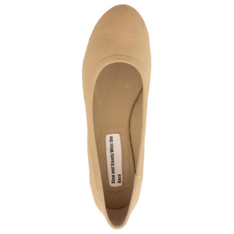 Ballet Flat | Khaki | Plain