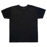 White T-Shirt | Black Corduroy