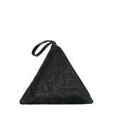 Pyramid Bag | Embossed Black