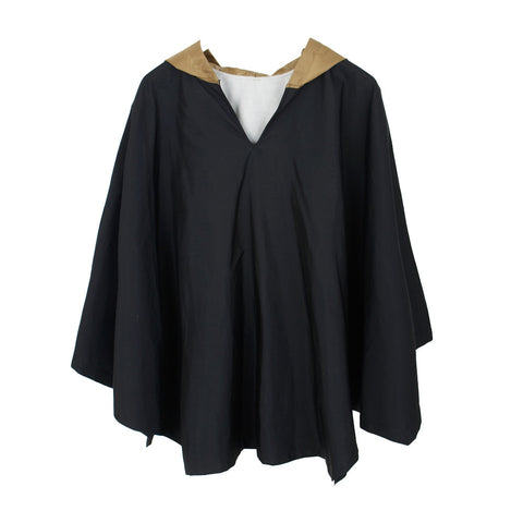 Double Falls Poncho in Black and Khaki