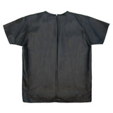 Leather Pocket T in Black