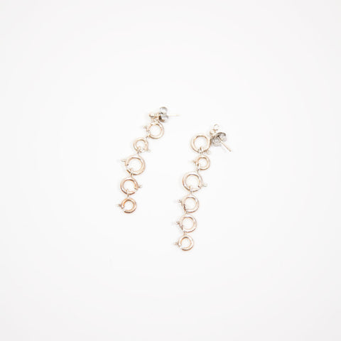 Long Sport Ring Earrings