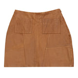 Geometric Patchwork Mini Skirt