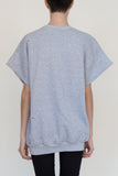 Eyeleted T | Grey