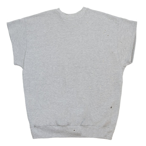 Eyeleted T | Grey