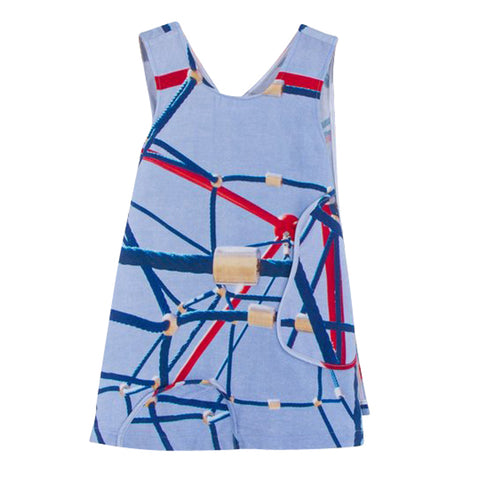 Apron Dress | Jungle Gym Print