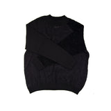 Multi-Material Crewneck