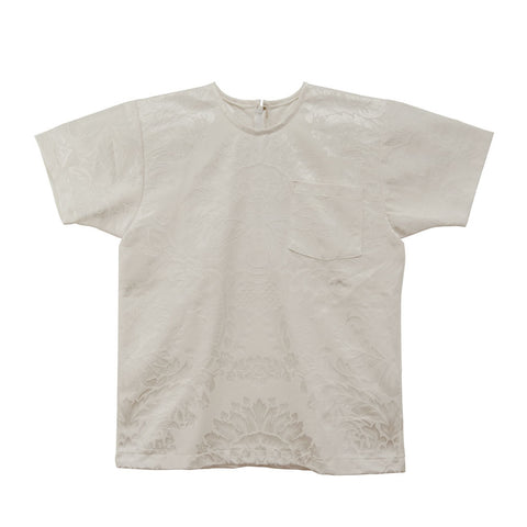 White T-Shirt | Damask