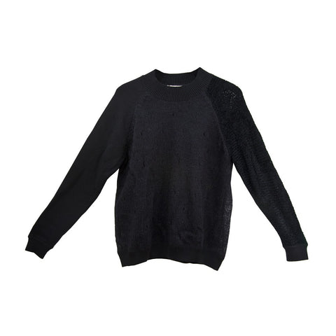 Multi-Material Crewneck