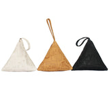 Pyramid Bag | Embossed Tan