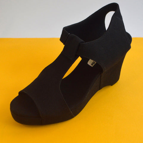 Wedge Sandal | Black | Size 41